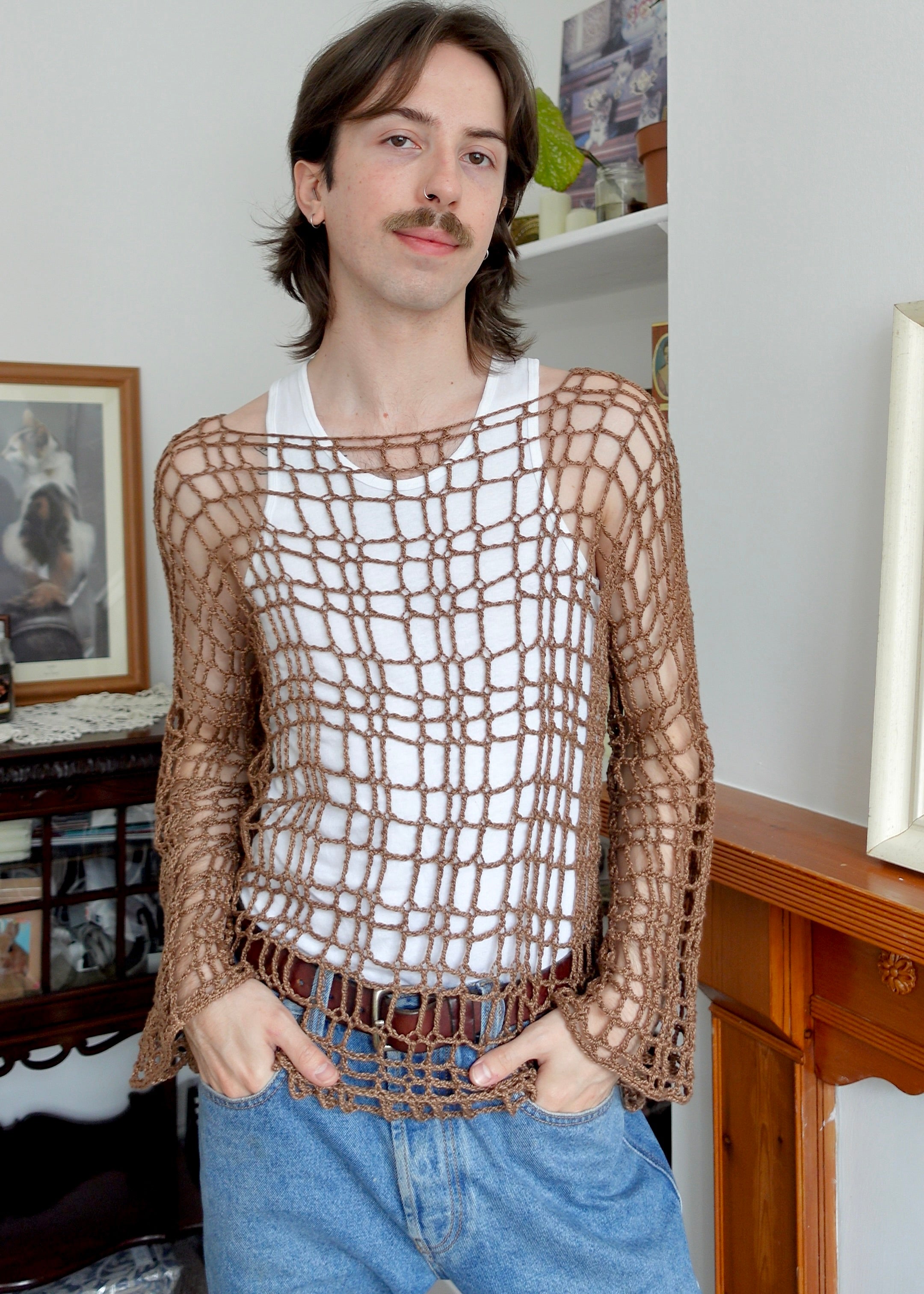 The Tartan Mesh Jumper
