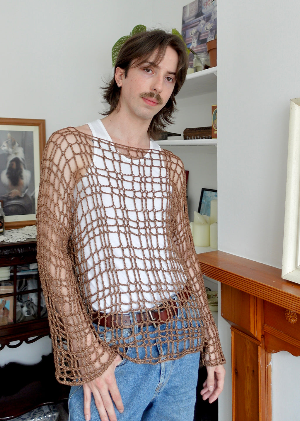 The Tartan Mesh Jumper