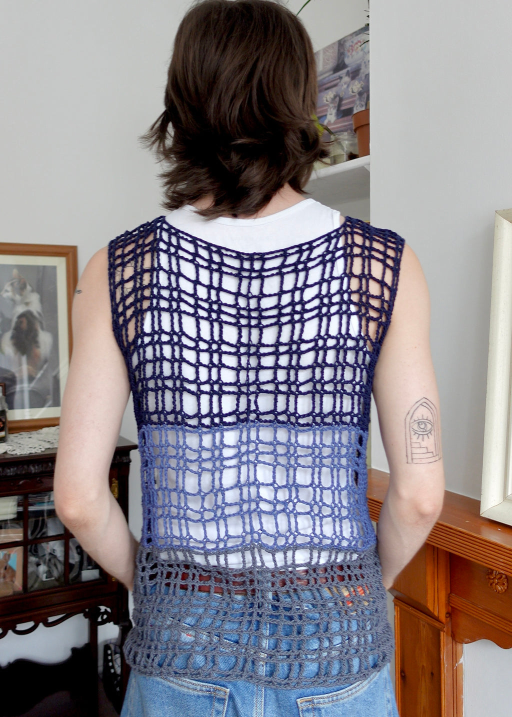 The Tartan Mesh Vest