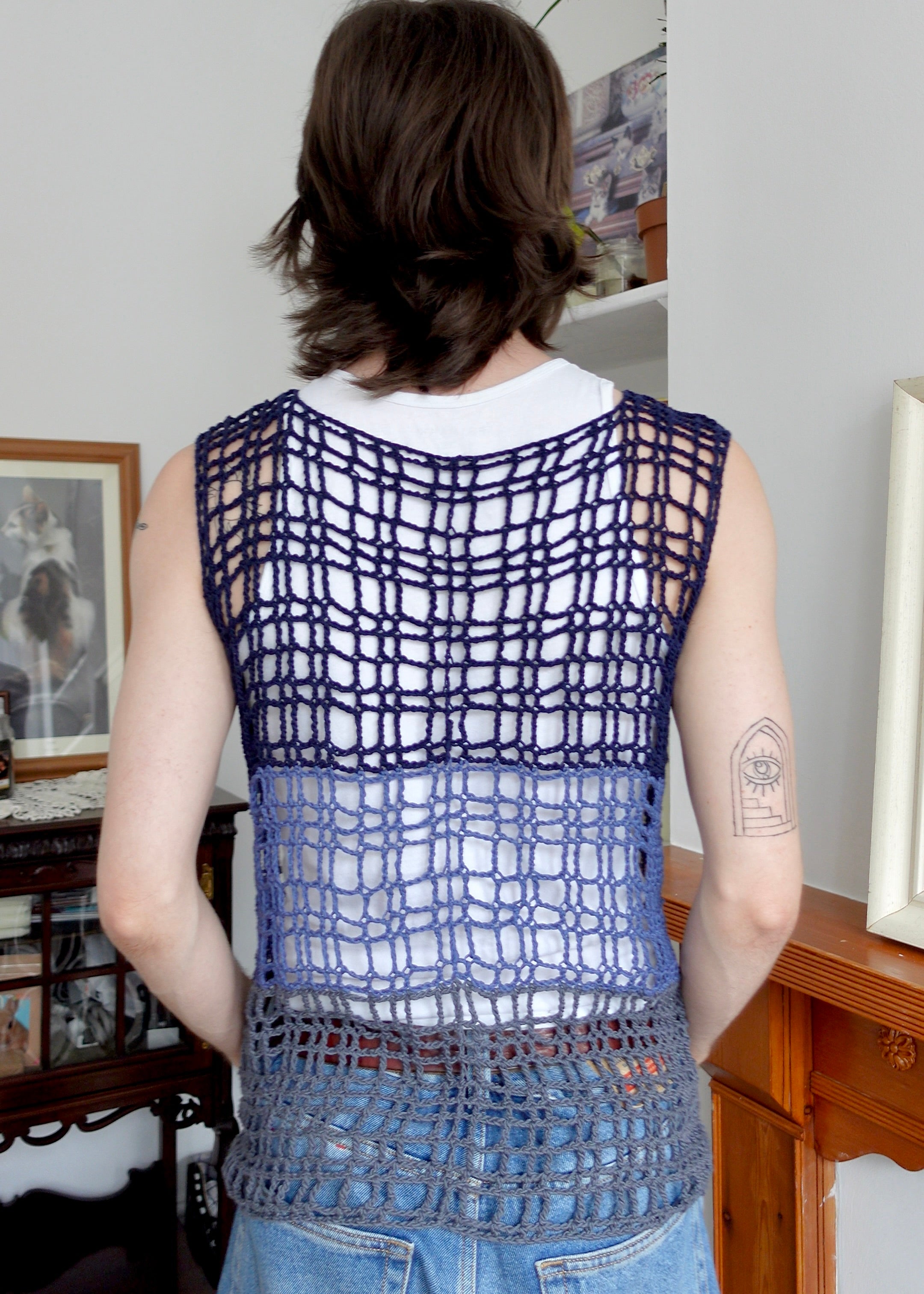 The Tartan Mesh Vest