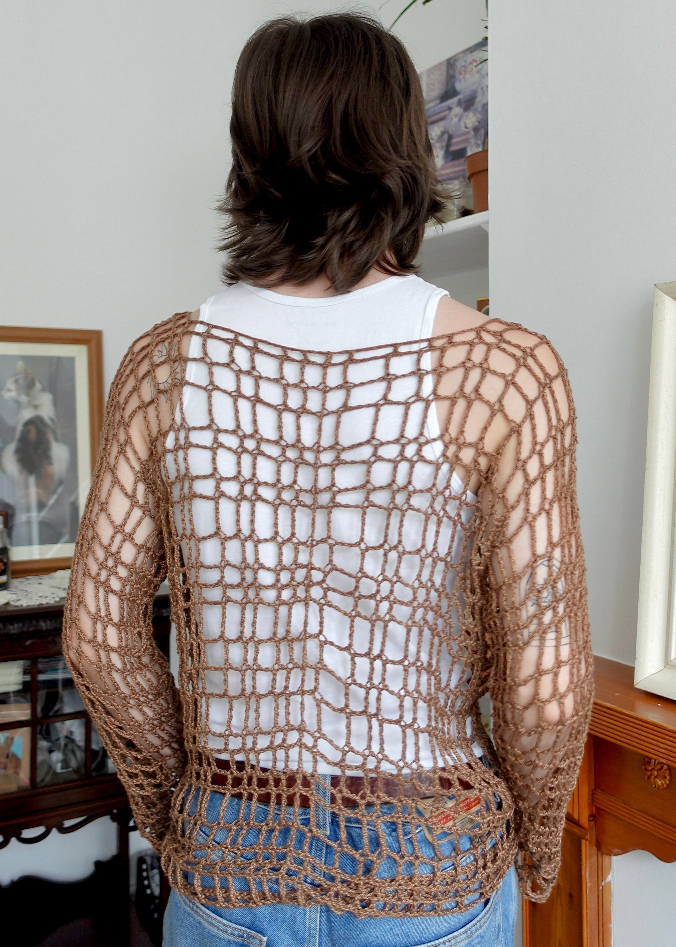 The Tartan Mesh Jumper