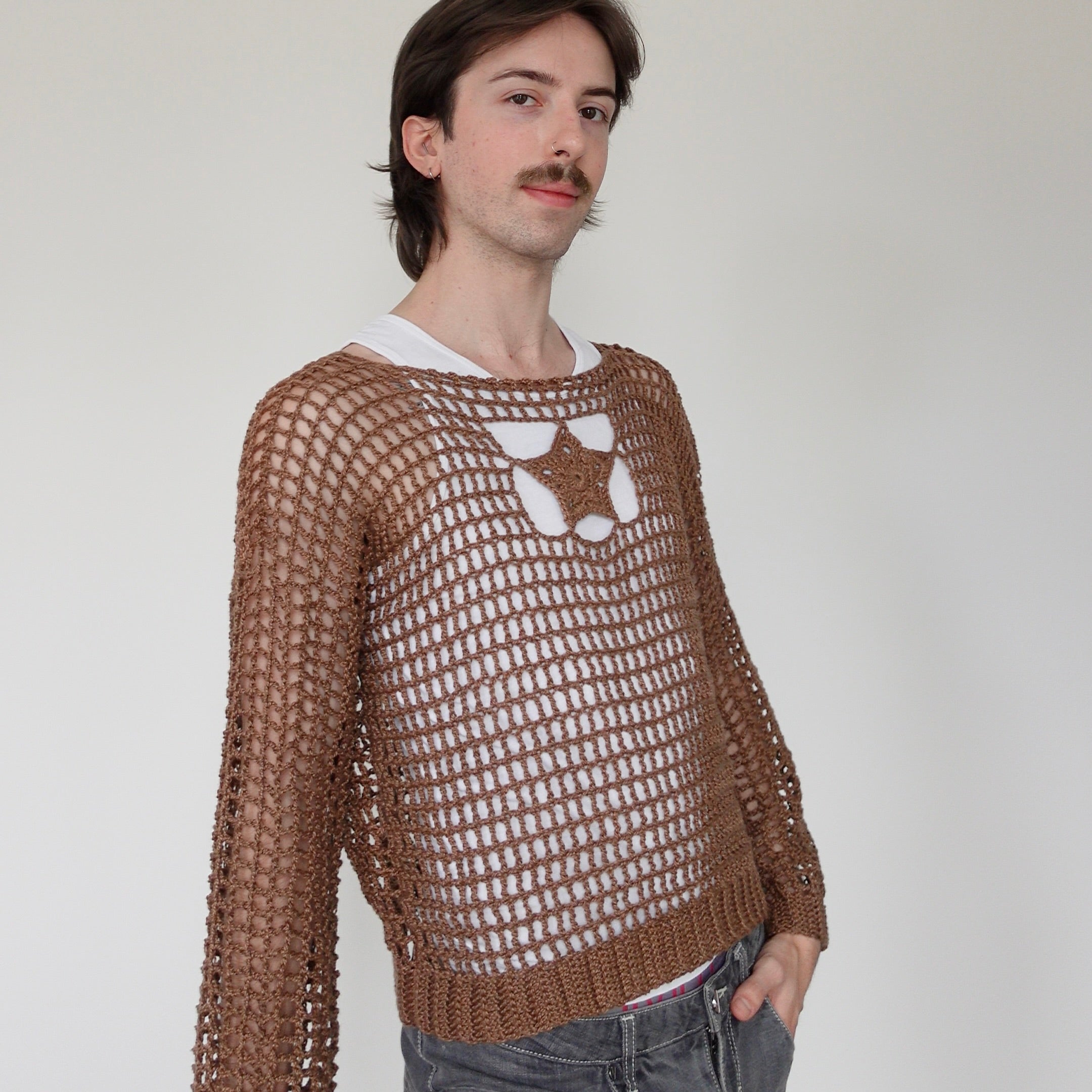The Mesh Star Jumper Pattern