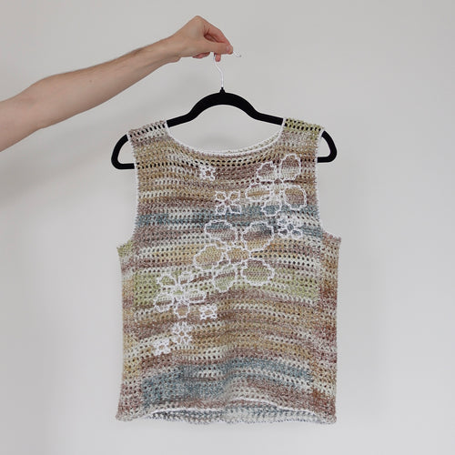 The 'Flower' Graphic Mesh Vest
