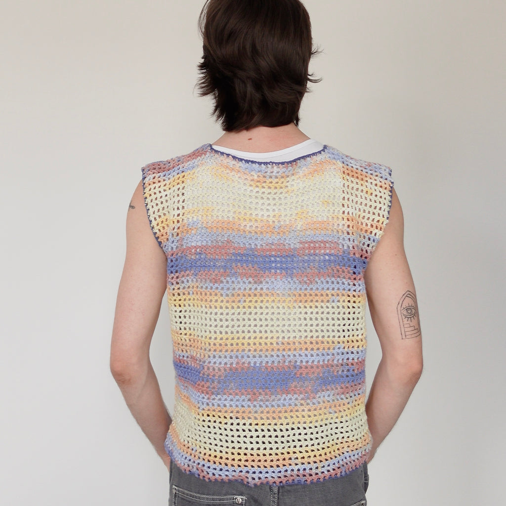 The 'Y2K' Graphic Mesh Vest